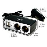 Space 2 x USB Çakmak Soketi / ICCA22