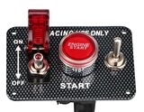 on - off start stop düğmesi şalteri 2 in 1 gömmeli