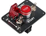 on - off start stop düğmesi şalteri 2 in 1 gömmeli