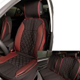 Space Elegance 5'li Set Minder Siyah-Kırmızı / KLMNY547