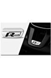 Volkswagen R-line Direksiyon Logosu Siyah Metal R Line