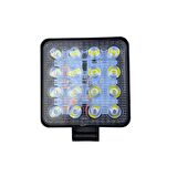 Space Kare 16 Led Beyaz Sis Lambası / LASS317