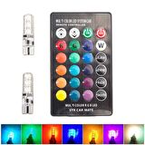 Space Uzaktan Kumandalı Silikon 6x2 T10 Ledli Ampul / LAAM312