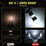 Dekoratif led ampul T10-15SMD 4014 CANBUS 12V çift beyaz / LAAM862