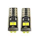 Dekoratif led ampul T10-6SMD 3030 CANBUS 12V çift beyaz / LAAM865