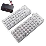 Flaşlı ikaz lambası 96 led kırmızı kırmızı / LAPA19-4