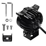 Offroad sis lambası 40w beyaz-amber çakarsız 12-30v / LASS295