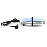 7 fonksiyonlu tepe lamba çakarlı vantuz ve mıknatıslı 12-30v kırmızı-mavi / LAIK535