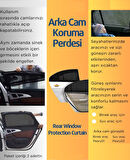 Arka cam güneşlik kelebeksiz cam ve suv araçlar için / PEARY02 ( 2 ADET )