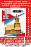 Özel 3D Görsel Zeka Geliştirici Boyanabilir Çocuk Yetişkin Puzzle Dekoratif Demonte Ahşap Oyun Maket