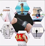 1.4 CM - 4.5 CM 60 ADET KALİTELİ ÇİFT TARAFLI BANT HALI TABLO RESİM YAPIŞTIRMA BANDI