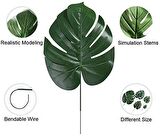 Yapay Çiçek Monstera Deve Tabanı Yaprağı Yapay Yaprak