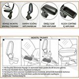 Fiat punto kol dayama kolçak vidasız orta konsol niken
