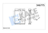 Hyundaı Kalorıfer Radyatoru Hyundaı Sonata 98>05 - Kale 346775