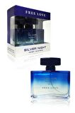 Free Love Silver Night EDP Erkek Parfüm Seti 2 x 100 ml
