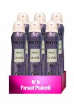 Prova La Vista Pudrasız Kadın Sprey Deodorant 150 ml x 6