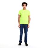 Raru Erkek Basic T-Shirt TRES  SARI