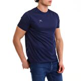 Raru Erkek Basic T-Shirt TRES LACİVERT