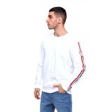 Raru Erkek Sweatshirt LORIN BEYAZ