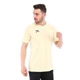 Raru Teamswear Erkek Basic T-Shirt SIRCA KREM