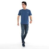 Raru Erkek %100 Pamuk T-Shirt GRAVIS İNDİGO