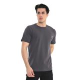 Raru Erkek %100 Pamuk T-Shirt GRAVIS ANTRASİT