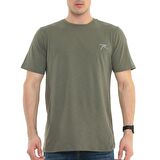 Raru Erkek %100 Pamuk T-Shirt GRAVIS HAKİ