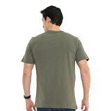 Raru Erkek %100 Pamuk T-Shirt GRAVIS HAKİ