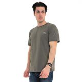 Raru Erkek %100 Pamuk T-Shirt GRAVIS HAKİ
