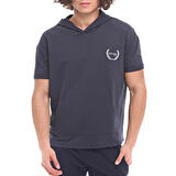 SPQR Pamuklu Kısa Kollu Sweatshirt NEPTUNE LACİVERT