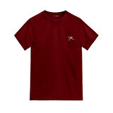 Raru Erkek %100 Pamuk T-Shirt AGNITIO BORDO