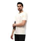 Raru Erkek %100 Pamuk T-Shirt AGNITIO EKRU