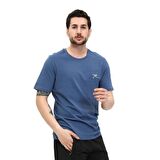 Raru AGNITIO Erkek Pamuklu Petrol Günlük T-shirt