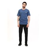 Raru AGNITIO Erkek Pamuklu Petrol Günlük T-shirt