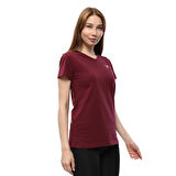 Raru Kadın %100 Pamuk T-Shirt MULIER BORDO