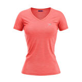 Raru Kadın %100 Pamuk T-Shirt MULIER PEMBE MELANJ