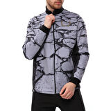 SPQR Baskılı Fermuarlı Sweatshirt AQUILUS GRİ