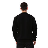 SPQR Erkek Baskılı Fermuarlı Sweatshirt AUREUS SİYAH
