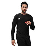 Raru Uzun Kollu T-Shirt LAUS SİYAH