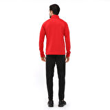 Raru Erkek Yarım Fermuarlı Eşofman ALTUS KIRMIZI