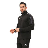 Raru Yarım Fermuarlı Eşofman Takımı CORPUS SİYAH