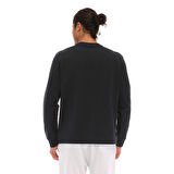 Raru Pamuklu Bisiklet Yaka Basic Sweatshirt PORTA LACİVERT