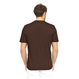 Raru Erkek %100 Pamuk T-Shirt PATEO KAHVERENGİ