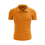 %100 Pamuk Polo T-Shirt IMPERO ORANJ