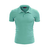 %100 Pamuk Polo T-Shirt IMPERO MİNT