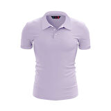 %100 Pamuk Polo T-Shirt IMPERO LİLA