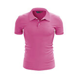 %100 Pamuk Polo T-Shirt IMPERO PEMBE