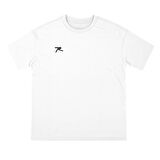 %100 Pamuk Oversize Basic T-Shirt LATUS BEYAZ