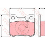 Mercedes Fren Balatası Arka W202 93>00 W124 85>92 - Trw Gdb1130