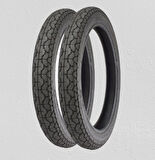 Mitas Set 3.25-16 ve 3.50-16 H06 TT Ön Arka Takım Motosiklet Lastiği